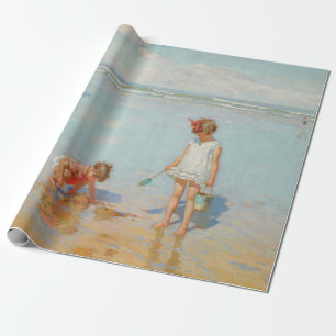 Kinderen op het Zee (Summer Beach Scene) Cadeaupapier