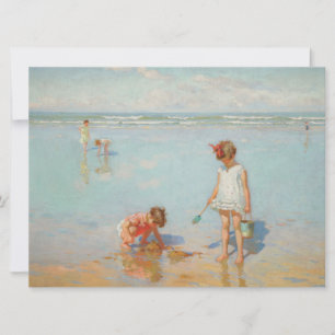 Kinderen op het Zee (Summer Beach Scene) Kaart