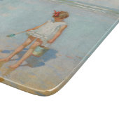 Kinderen op het Zee (Summer Beach Scene) Snijplank (Hoek)