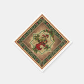  Kinderen op kerstontkoppeling Servet (Hoek)