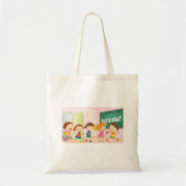 Kinderen op school Canvas tas (Voorkant)