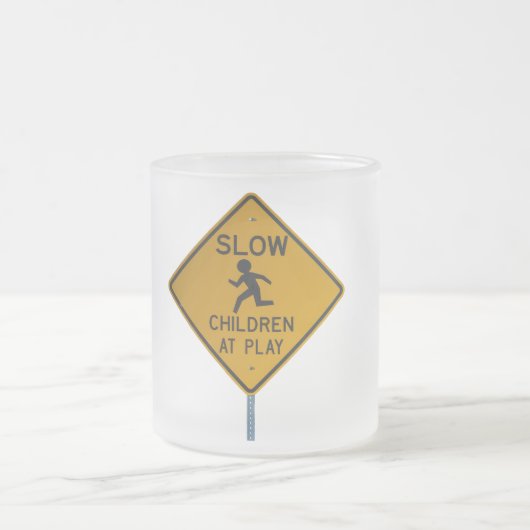 KINDEREN OP SPELEN MATGLAS KOFFIEMOK (Center)