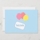 Kinderen op zaterdag - Carnival met popcorn en bal Kaart (Achterkant)