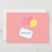 Kinderen op zaterdag - Carnival met popcorn en bal Kaart (Achterkant)