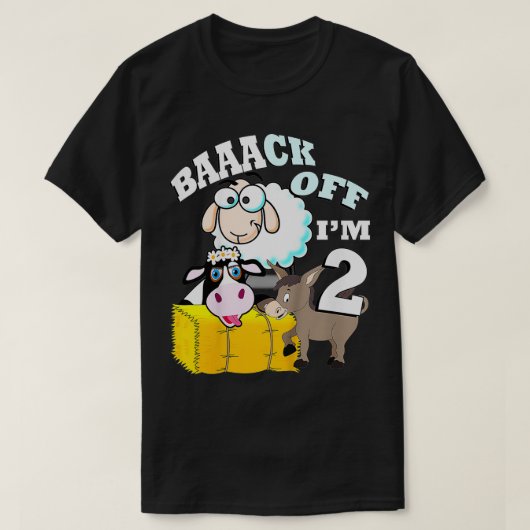 Kinderen op zaterdag en cadeau op 2 Boerderij van  T-shirt (Design voorkant)