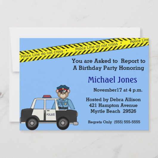 Kinderen op zaterdag Uitnodigingen (Voorkant)