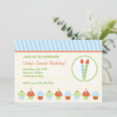 Kinderen op zaterdag Uitnodigingen (Staand voorkant)