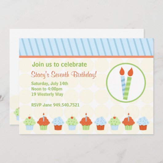 Kinderen op zaterdag Uitnodigingen (Voorkant / Achterkant)