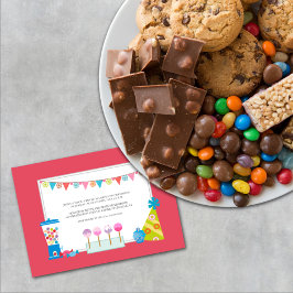 Kinderen op zaterdag Uitnodigingen {Snoep Buffet}