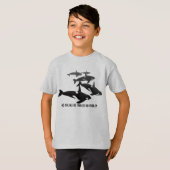 Kinderen Orka Whale T-Shirt Geen pijpleidingen Ork (Voorkant volledig)
