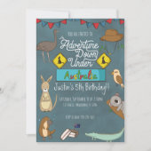 Kinderen Outback Verjaardagsfeest Uitnodiging (Voorkant)