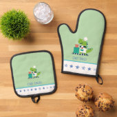 Kinderen ovenwant en pannenlap set (Top down)