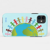 Kinderen over de hele wereld redden de planeet vre Case-Mate iPhone case (Achterkant (horizontaal))