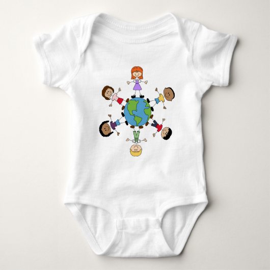 Kinderen over de hele wereld romper (Voorkant)