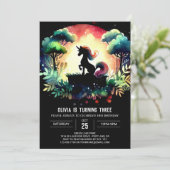 Kinderen Paard Verjaardag Kaart (Staand voorkant)