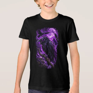 Kinderen Paarse Raven Tri-Blend Shirt