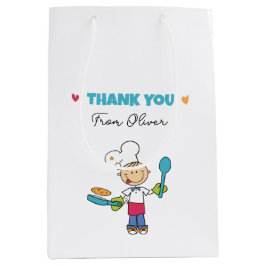 Kinderen Pannenkoeken Verjaardag Zak – Kleine Chef Medium Cadeauzakje