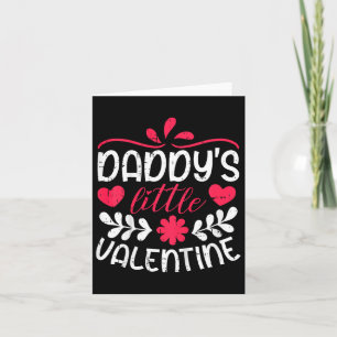 Kinderen Papa's Kleine Valentijnsdag Hart Liefde K Kaart