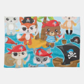 kinderen Party Pirate Keuken Handdoek (Horizontaal)