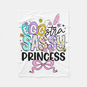 Kinderen Pasen Dag Extra Sy Prinses Meisje Konijn Fleece Deken