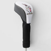 Kinderen Pasen Dino Konijn Ei A Saurus Trex Konijn Golfheadcover (Schuin)