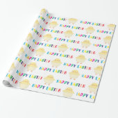 Kinderen Pasen Inpakpapier - Leuke & Schattige Ont (Uitgerold)