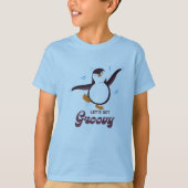 Kinderen: Penguin Boogie: Let's Get Groovy! (Kinde T-shirt (Voorkant)