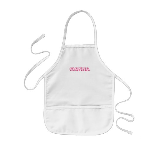 Kinderen personaliseren Apron Kinder Schort (Voorkant)
