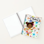 Kinderen personaliseren kunstenaar schets notitieboek (Binnen)