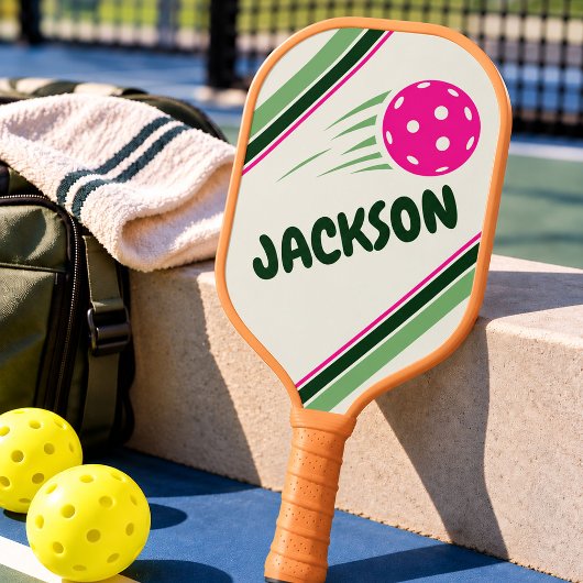 Kinderen Pickleball Aangepaste Naam Nummer & Bijna Paddle
