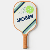 Kinderen Pickleball Aangepaste Naam Nummer & Bijna Paddle (Voorkant)