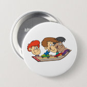 Kinderen Pinewood Derby Autorace Ronde Button 7,6 Cm (Voorkant /achterkant)