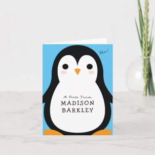 Kinderen Pinguïn Mooie Briefkaarten
