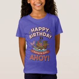 Kinderen Piraat Verjaardagsfeest Familie T-shirt