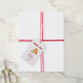 Kinderen PIZZA Verjaardagsfeestje Bedankt Cadeaulabel (Met Touw)