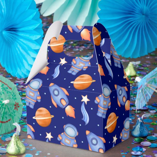 Kinderen Planeten Ruimteschip & Astronaut Bedankdoosjes (Feest)