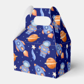 Kinderen Planeten Ruimteschip & Astronaut Bedankdoosjes (Achterkant)