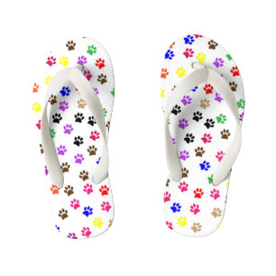 Kinderen Pootafdruk Flip Flops
