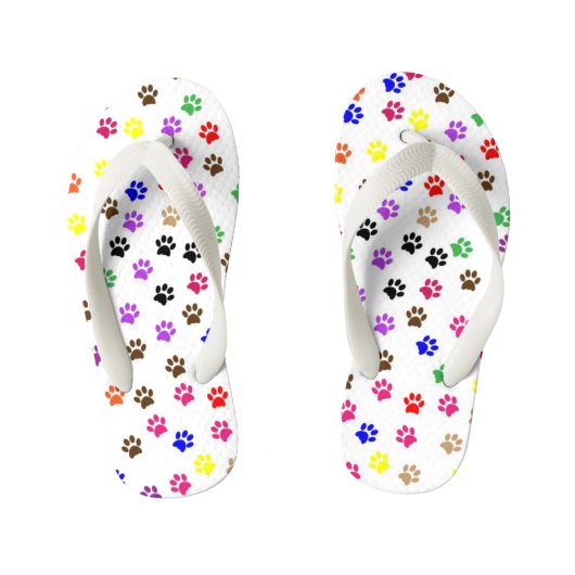 Kinderen Pootafdruk Flip Flops (Voetbed)