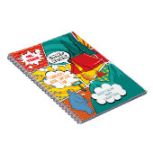 Kinderen Pop Art Zomerkamp Notitieboek (Rechterzijde)