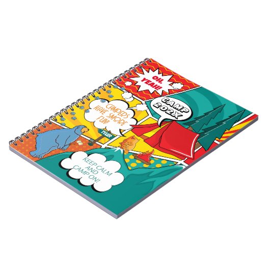 Kinderen Pop Art Zomerkamp Notitieboek (Linkerzijde)
