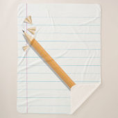 Kinderen Potlood en Papier Schrijvers  Sherpa Deken (Voorkant)