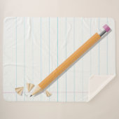 Kinderen Potlood en Papier Schrijvers  Sherpa Deken (Voorkant (horizontaal))