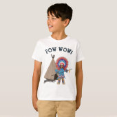 KINDEREN POW WOW INDIAN CHIEF T-SHIRT (Voorkant volledig)