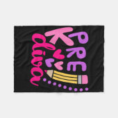 Kinderen Pre-k Diva Fleece Deken (Voorkant (Horizontaal))