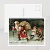 Kinderen proberen een einde te maken aan Santa Cla Briefkaart (Voorkant / Achterkant)