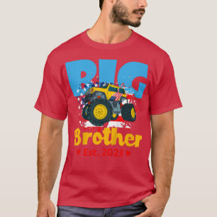 Kinderen promoot aan Big Brother 2023 Monster Truc T-shirt