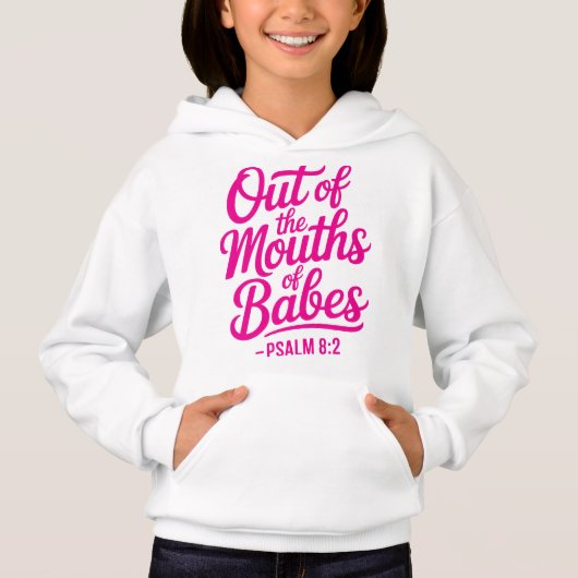 Kinderen Psalmen Gebed Hoodie (Voorkant)