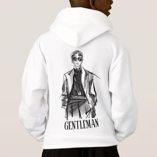 Kinderen Pullover Hoodie (Achterkant)