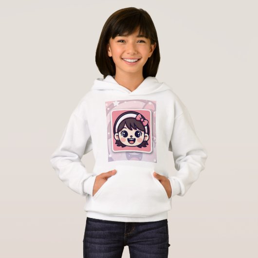 Kinderen Pullover Hoodie (Voorkant volledig)